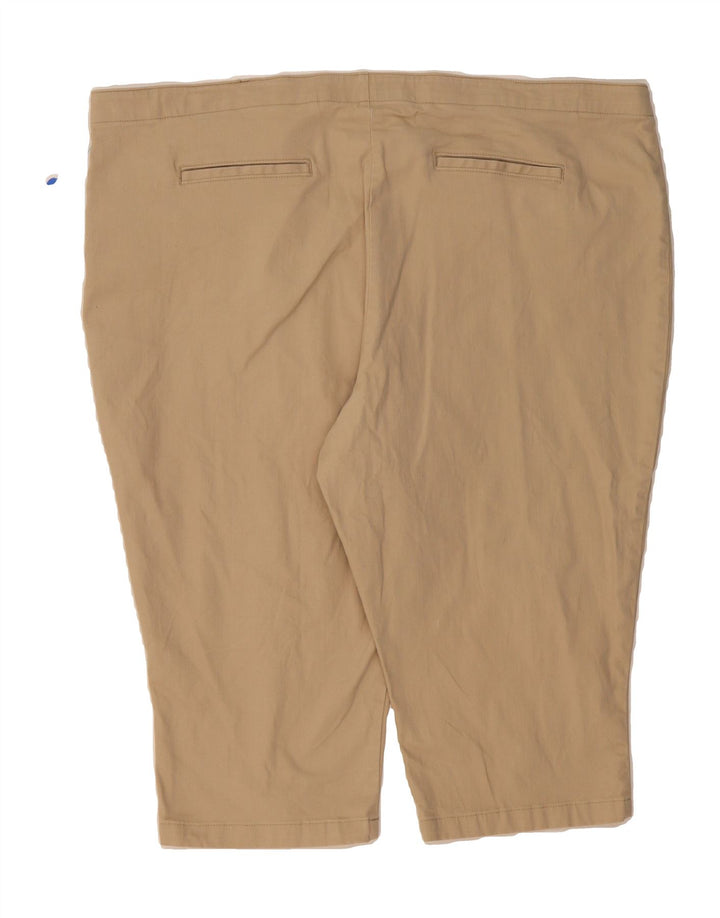 LEE Womens Straight Capri Trousers US 26 4XL W52 L19 Beige Cotton Vintage Lee and Second-Hand Lee from Messina Hembry 