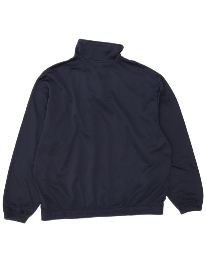 Asics Mens Pullover Treino Top Jacket XL Azul Marinho Poliéster