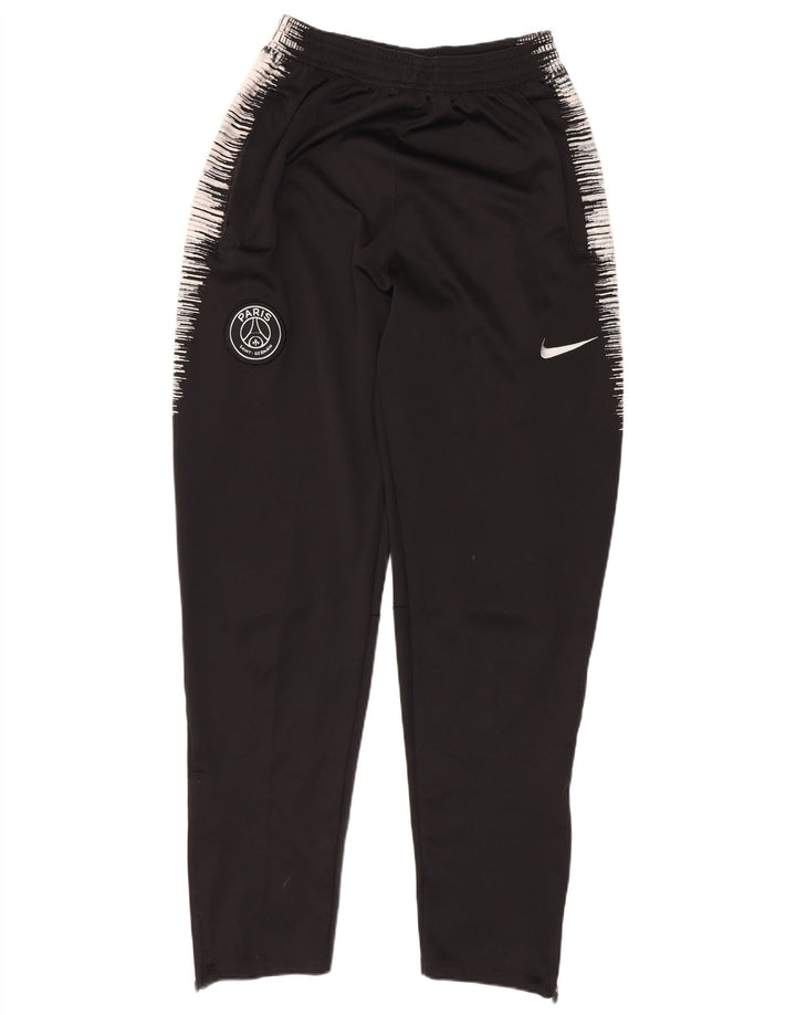 Calça Nike Masculina Dri Fit Treino Médio Preto Risca de Giz Poliéster