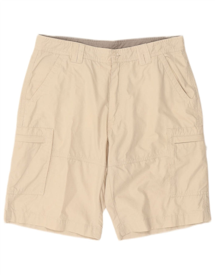 Canda Mens Cargo Shorts EU 50 Grande W34 Algodão Bege