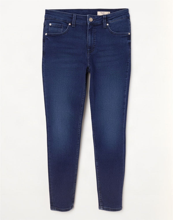 Marks & Spencer Feminino The Ivy Skinny Jeans Reino Unido 12 Médio W30 L25 Azul Marinho