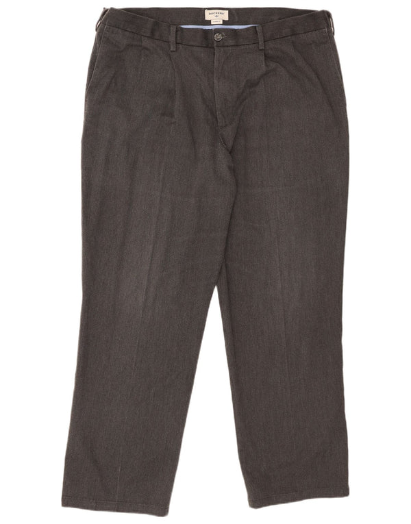 Calça Dockers Mens Classic Fit Chino W40 L32 Algodão Cinza