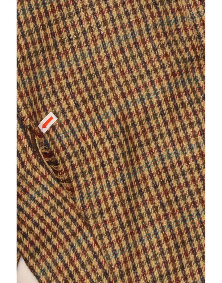 Jaqueta blazer feminina RICH & ROYAL com 1 botão EU 38 marrom médio Houndstooth