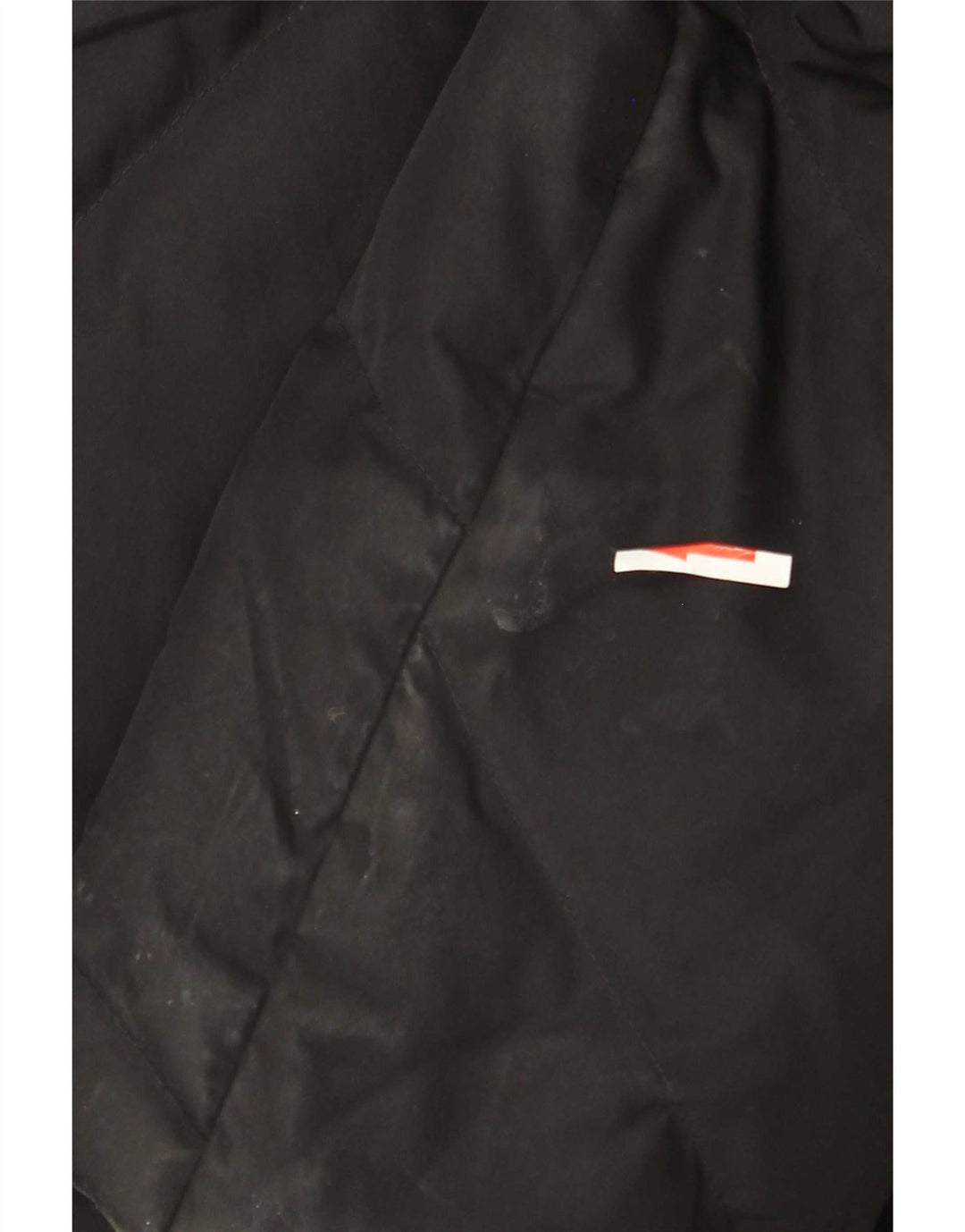 Casaco acolchoado com capuz feminino Per Una UK 16 grande poliéster preto