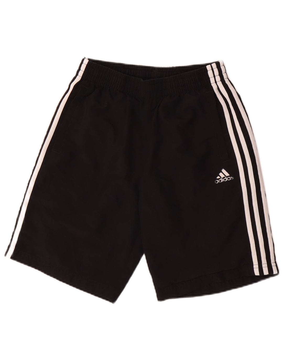 Shorts esportivos masculinos ADIDAS 13-14 anos preto poliéster
