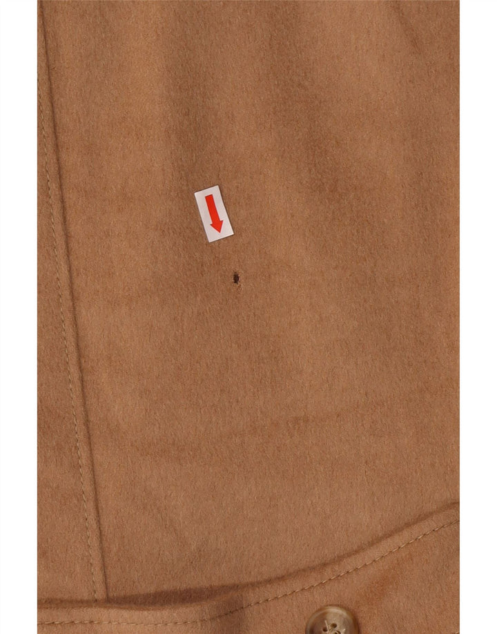 Jaqueta blazer feminina de 4 botões MAX MARA Reino Unido 14 grande bege camelhair clássico