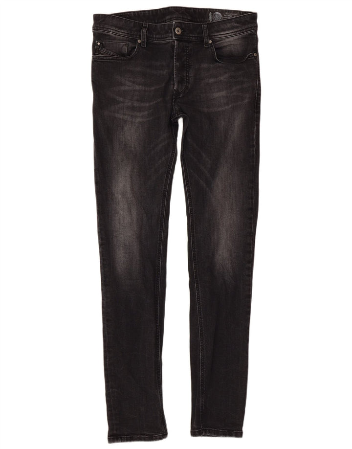 Jeans skinny masculino DIESEL W30 L32 algodão preto