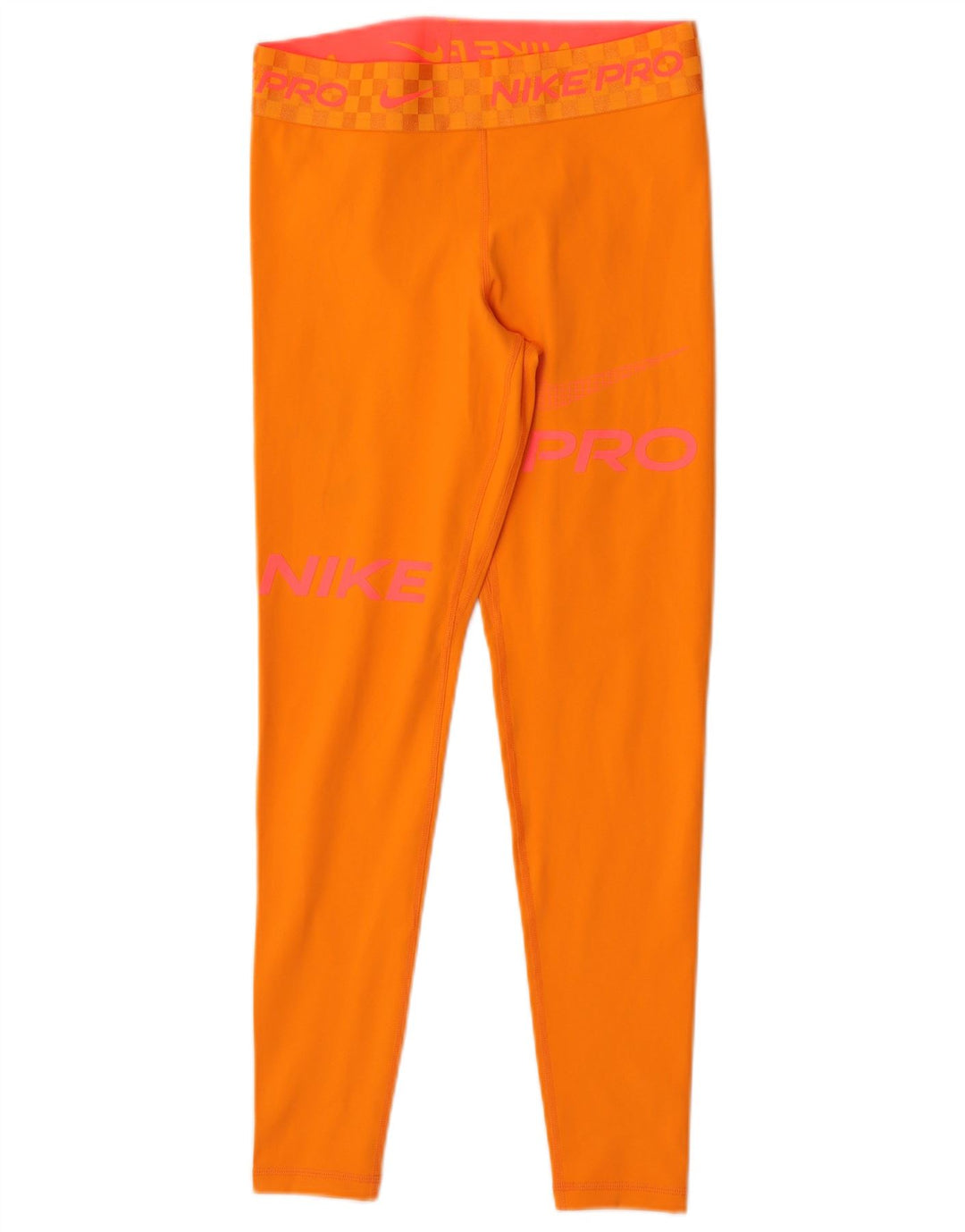 Leggings Nike Dri Fit Graphic UK 12 Médio Laranja Poliéster