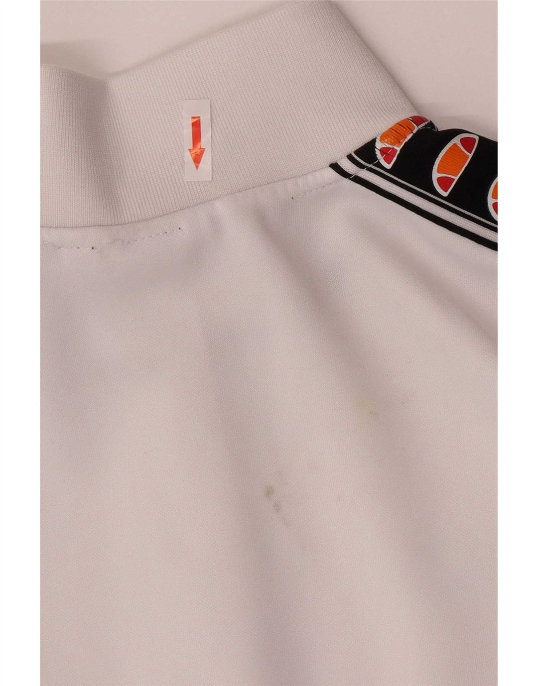 Ellesse Mens Treino Top Jacket Pequeno Poliéster Branco Esportes