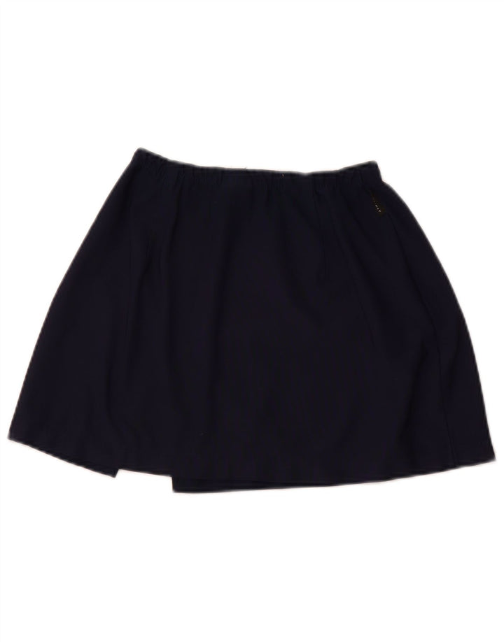 Saia de tênis feminina NIKE US 4/6 pequena azul marinho poliéster