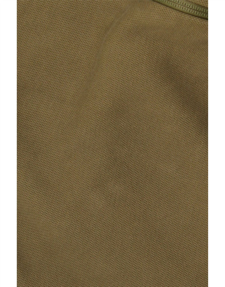 ADIDAS Mens Graphic Zip Hoodie Suéter Grande Caqui