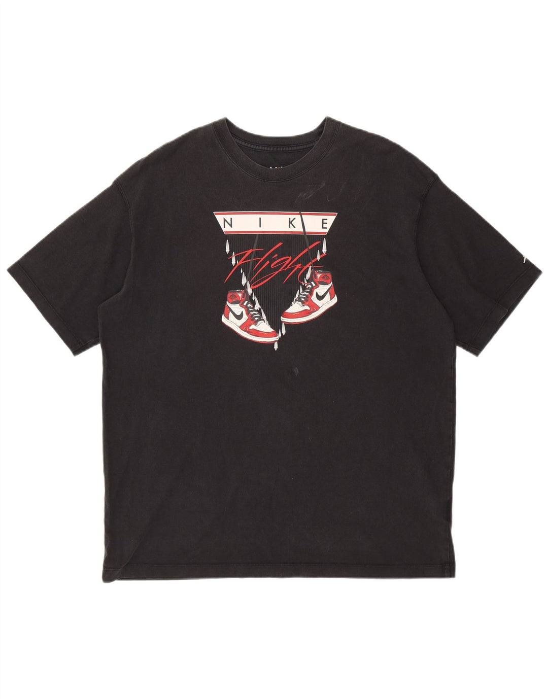 Camiseta masculina JORDAN com estampa oversized XL algodão preto