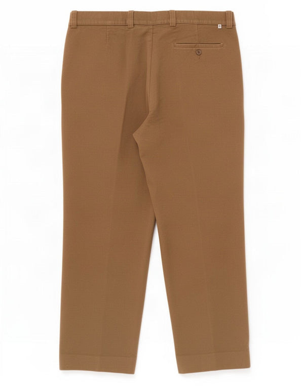 Farah Mens Weekend Straight Chino Calça W40 L29 Algodão Marrom