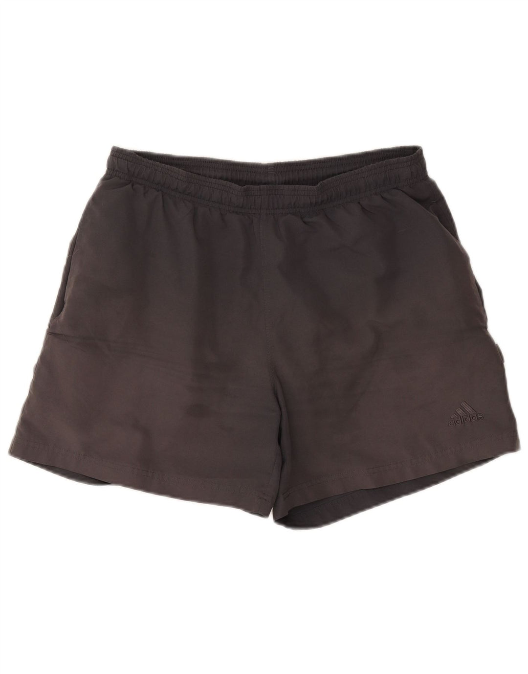 Shorts esportivos masculinos Adidas grande poliéster preto