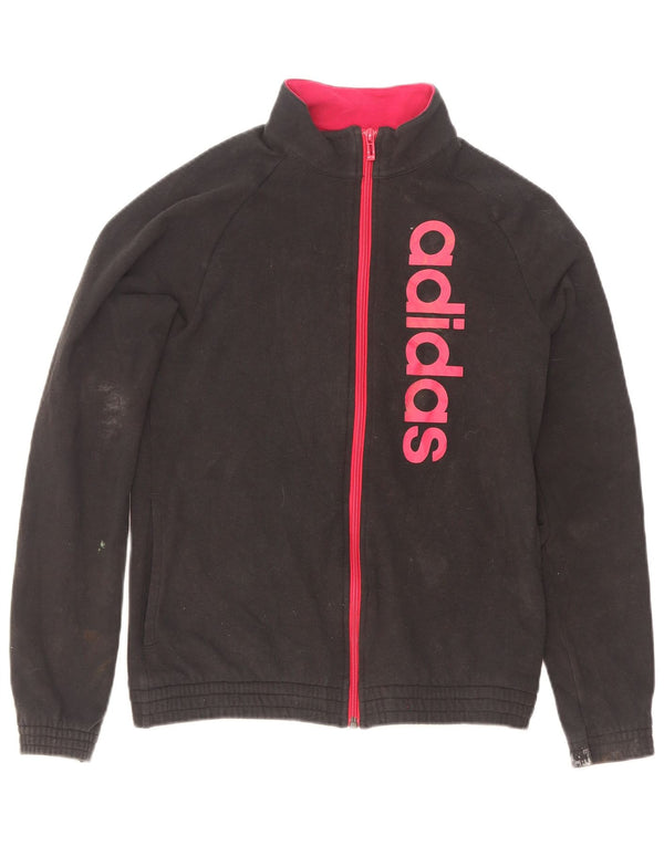 Jaqueta Adidas Feminina Graphic Tracksuit UK 6 XS Preto