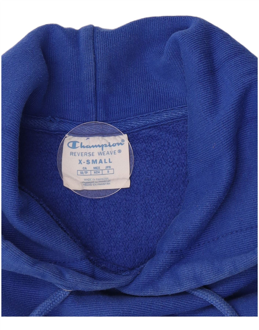 Jumper masculino com capuz Champion Reverse Weave XS azul