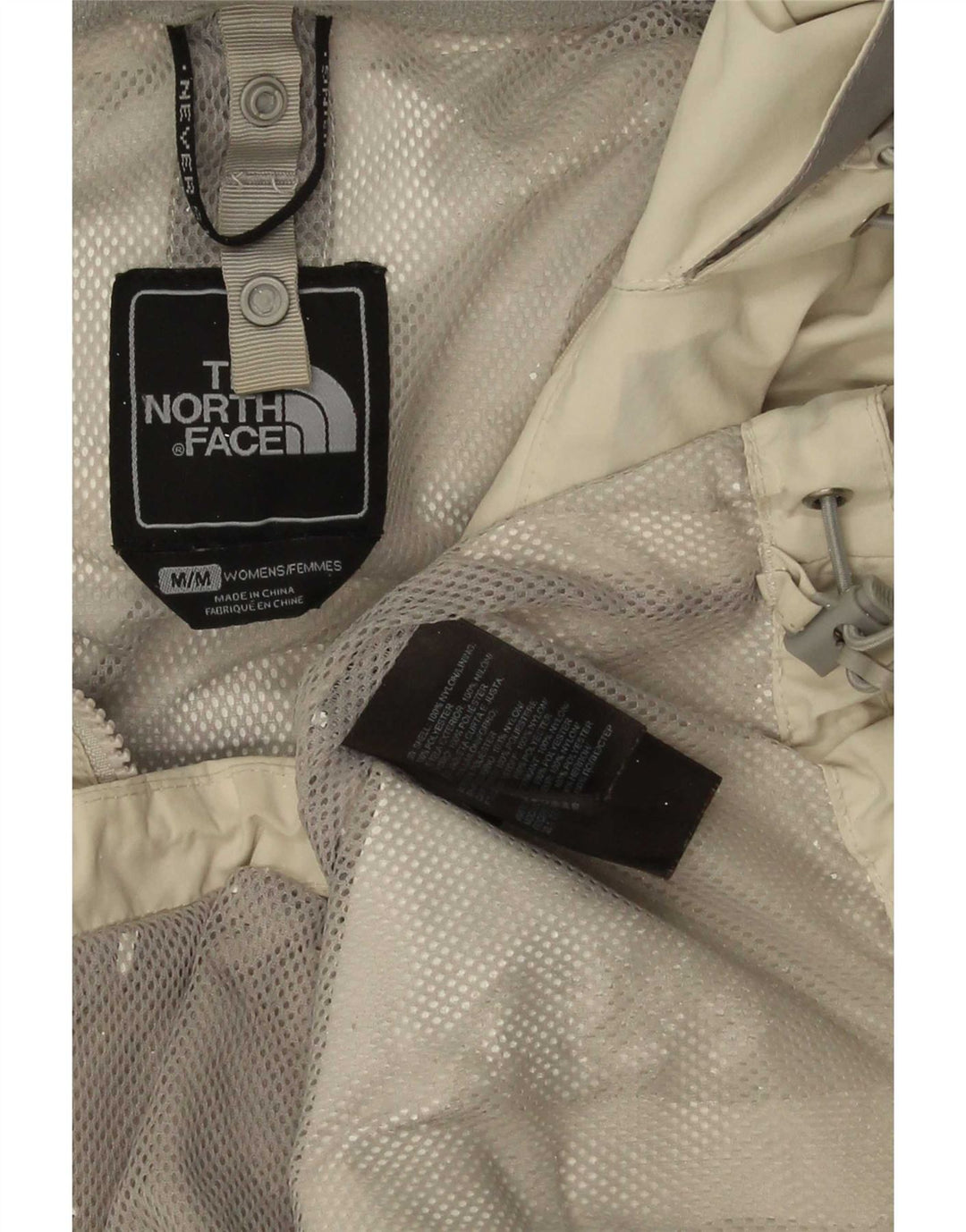 Jaqueta de chuva com capuz feminina The North Face UK 14 nylon verde médio