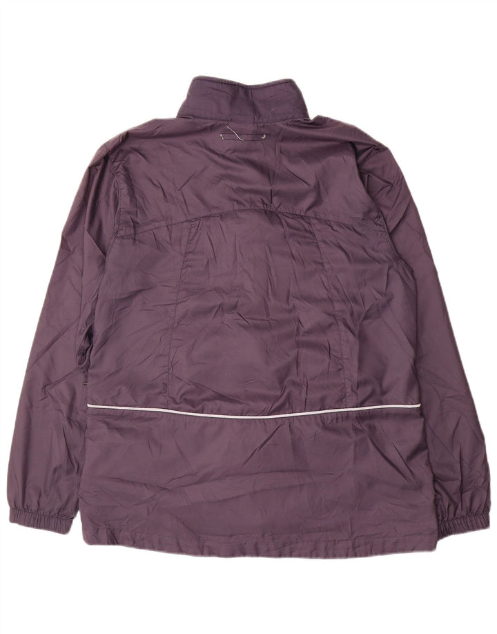 Jaqueta de chuva feminina NIKE US 8/10 médio roxo poliéster