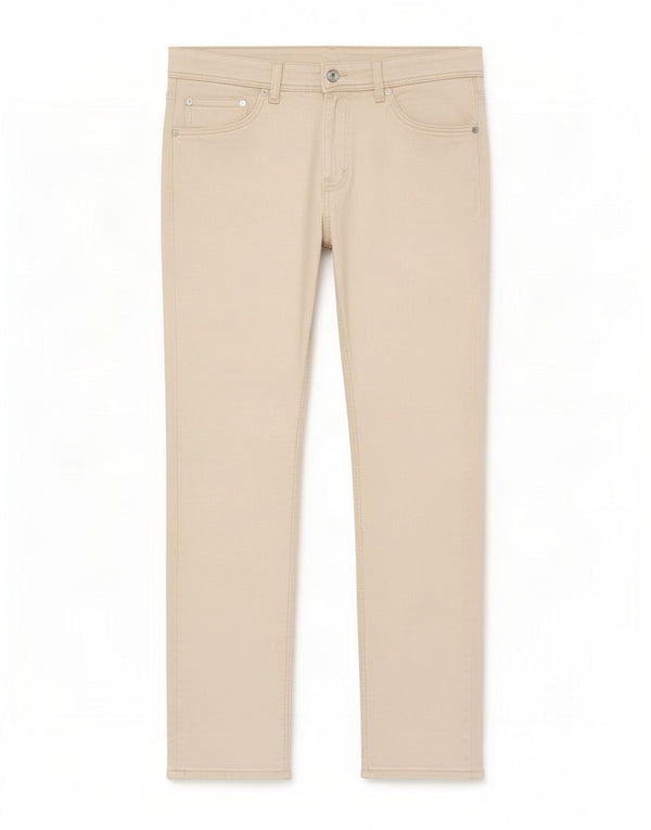 Calças casuais retas masculinas Diesel W36 L33 algodão branco