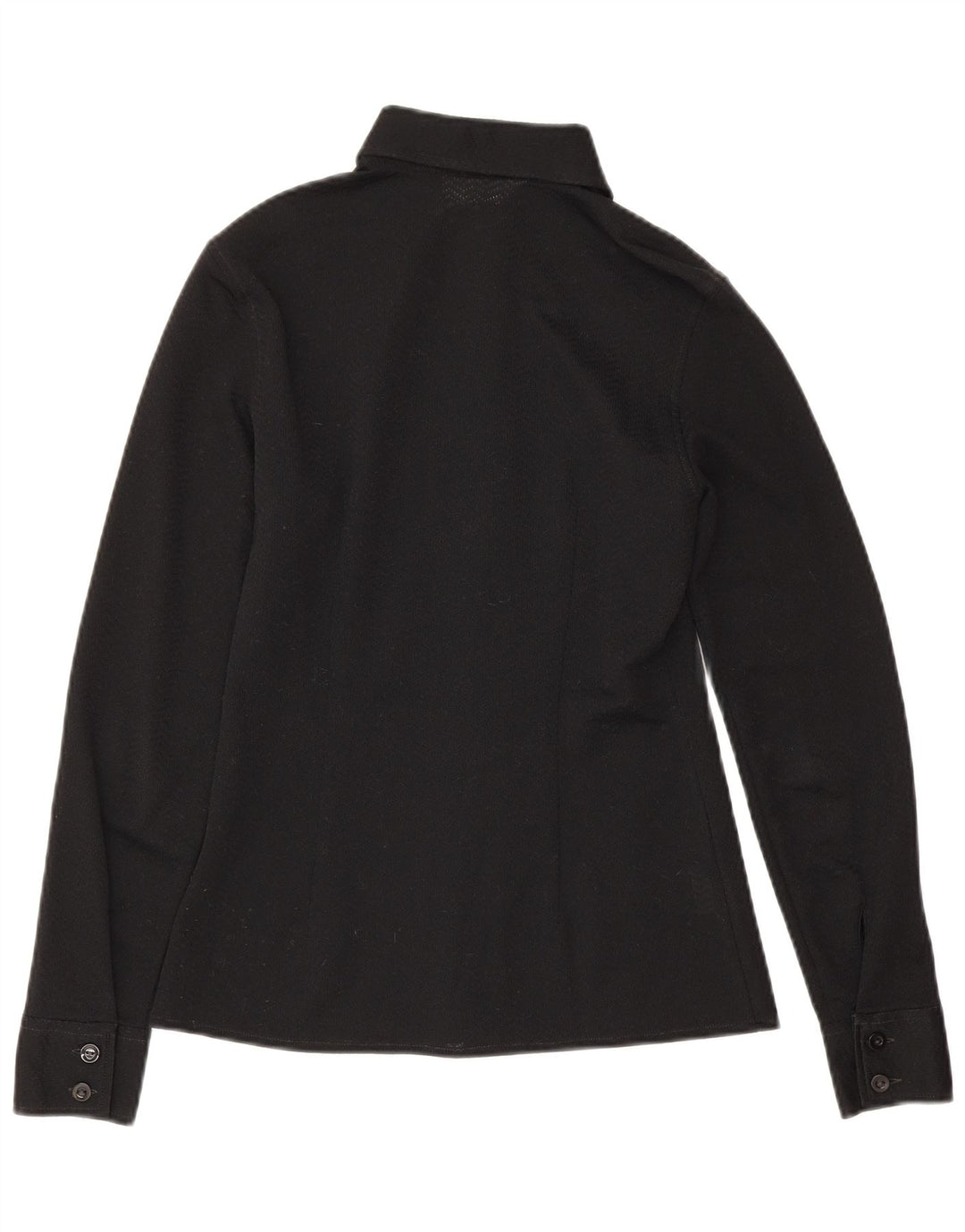 Blusa feminina Stefanel UK 10 pequena preta poliéster