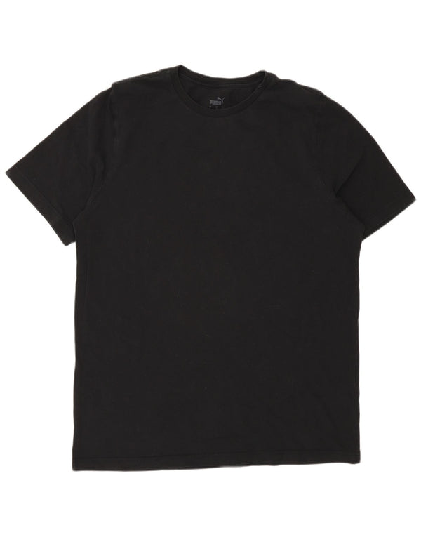 Camiseta masculina Puma grande algodão preto