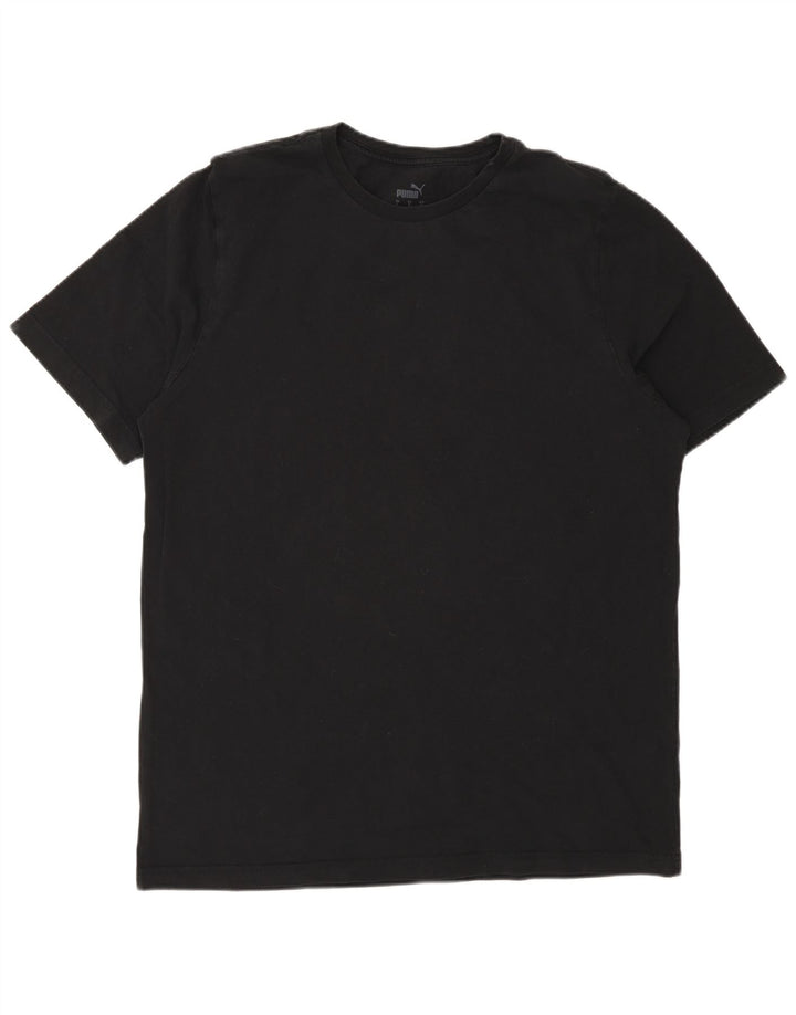 Camiseta masculina Puma grande algodão preto
