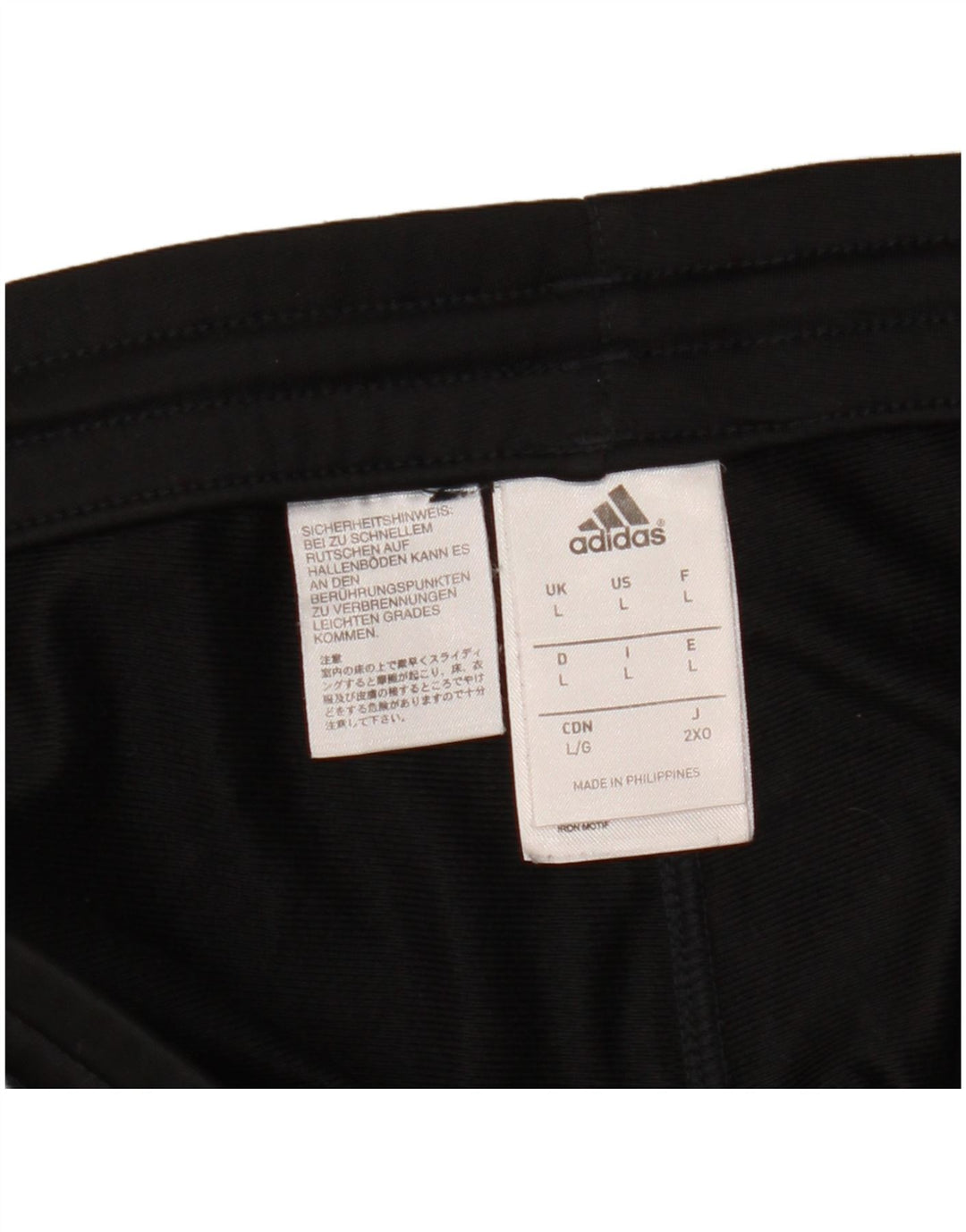 Adidas Mens Treino Calças Joggers Grande Poliéster Preto