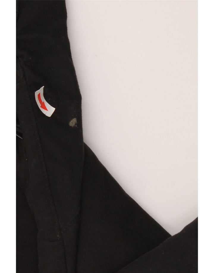 Zara Calça Cargo Feminina UK 8 Pequena Preta