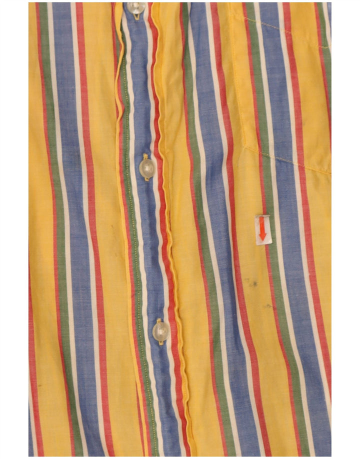 Camisa masculina Gant grande listrada multicolorida