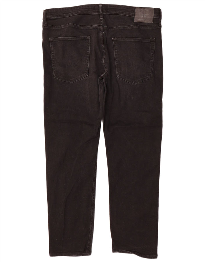 Jack & Jones Mens Jeans Slim W38 L32 Algodão Preto