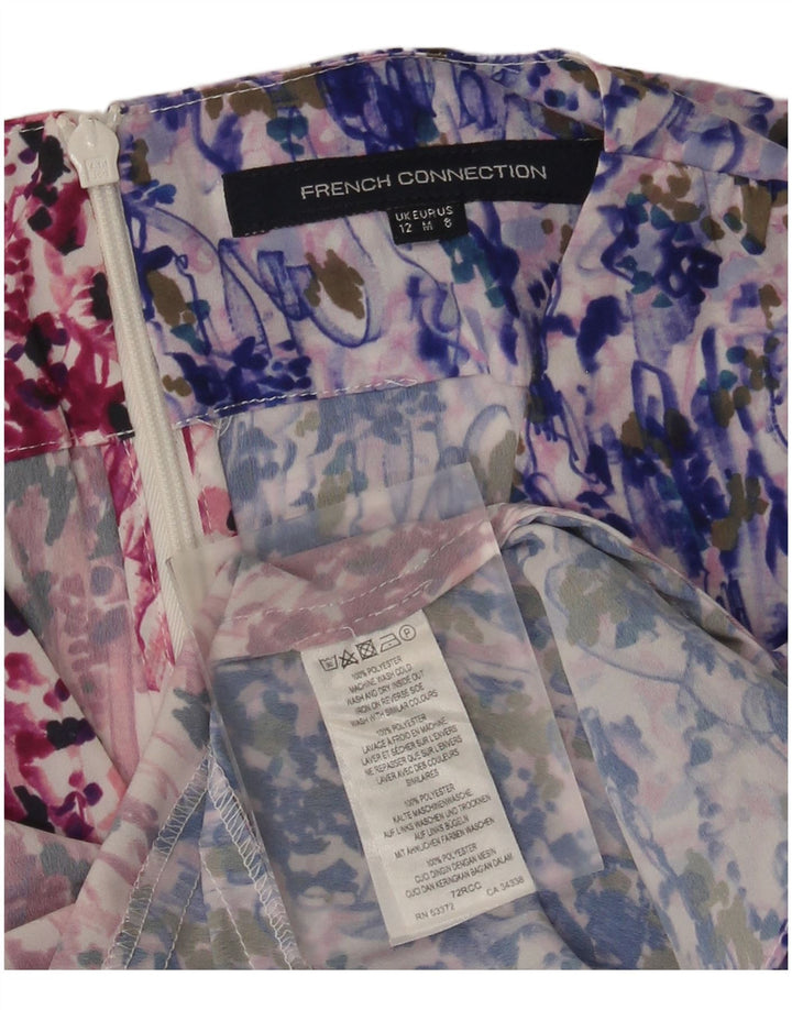 Blusa feminina French Connection Top UK 12 Médio Multicolorido