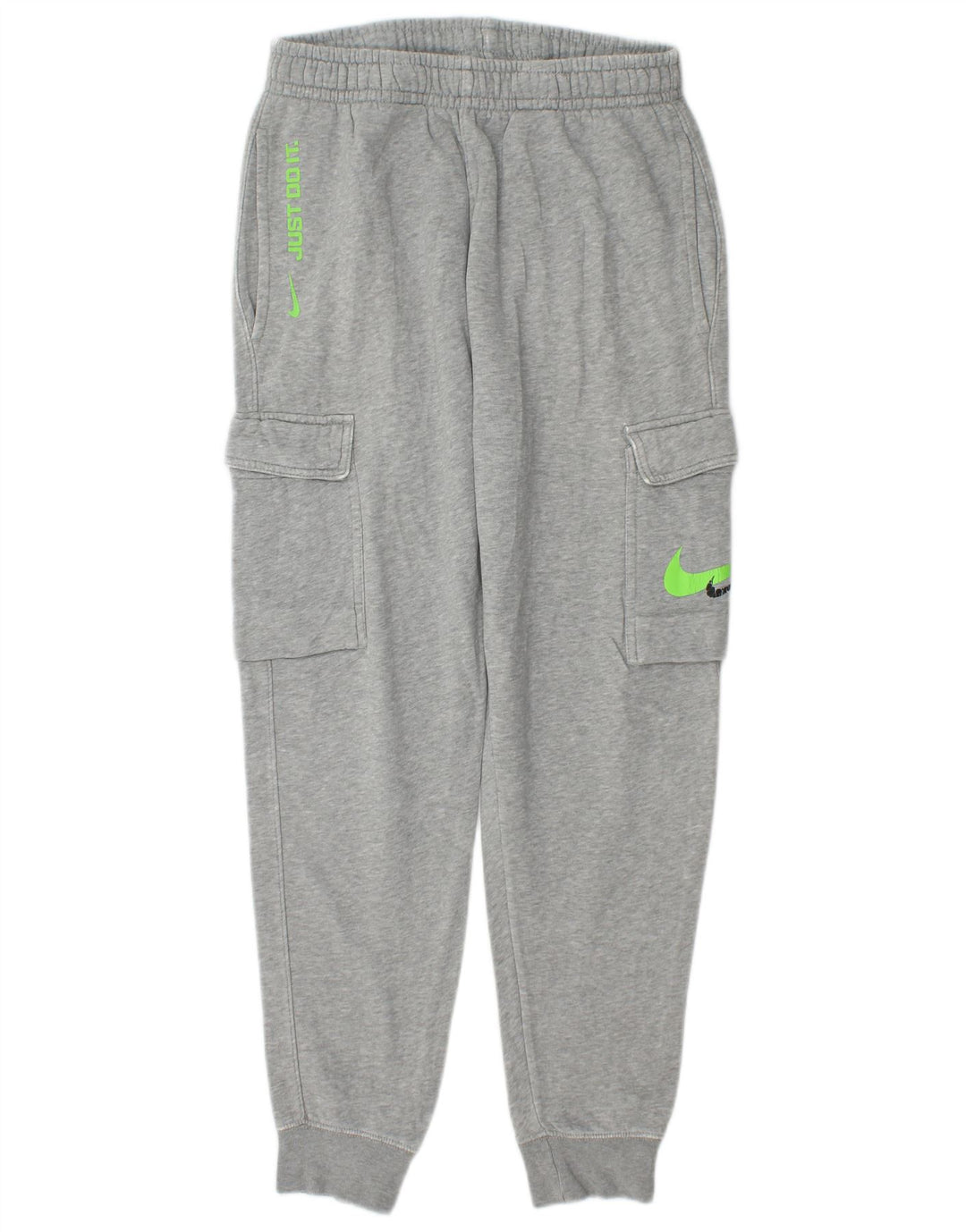 Calça esportiva masculina Nike Graphic Cargo joggers pequena cinza manchada