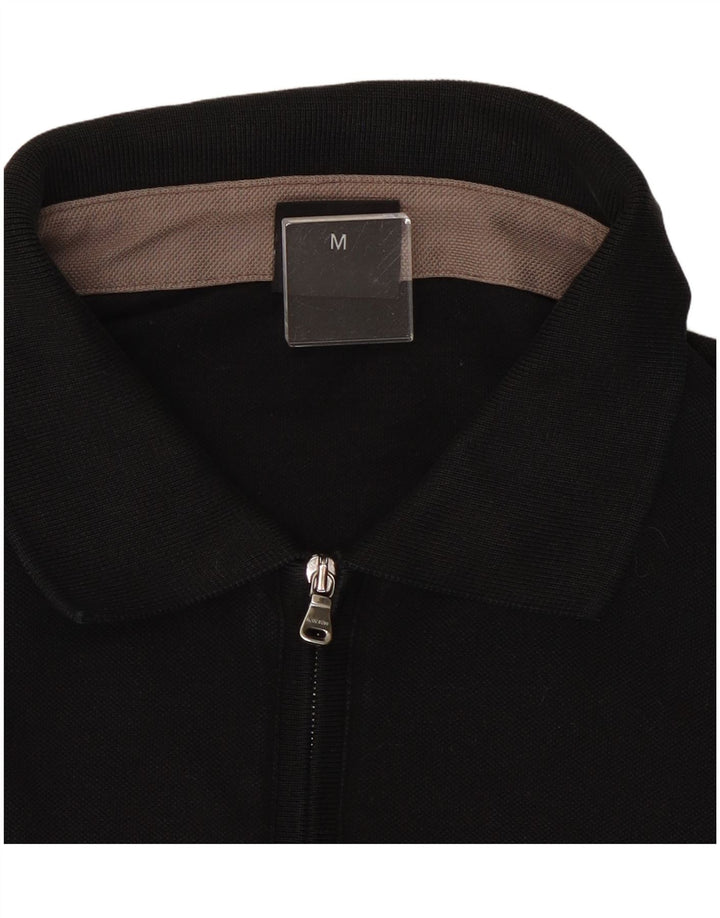 Camisa polo masculina Hugo Boss preta média
