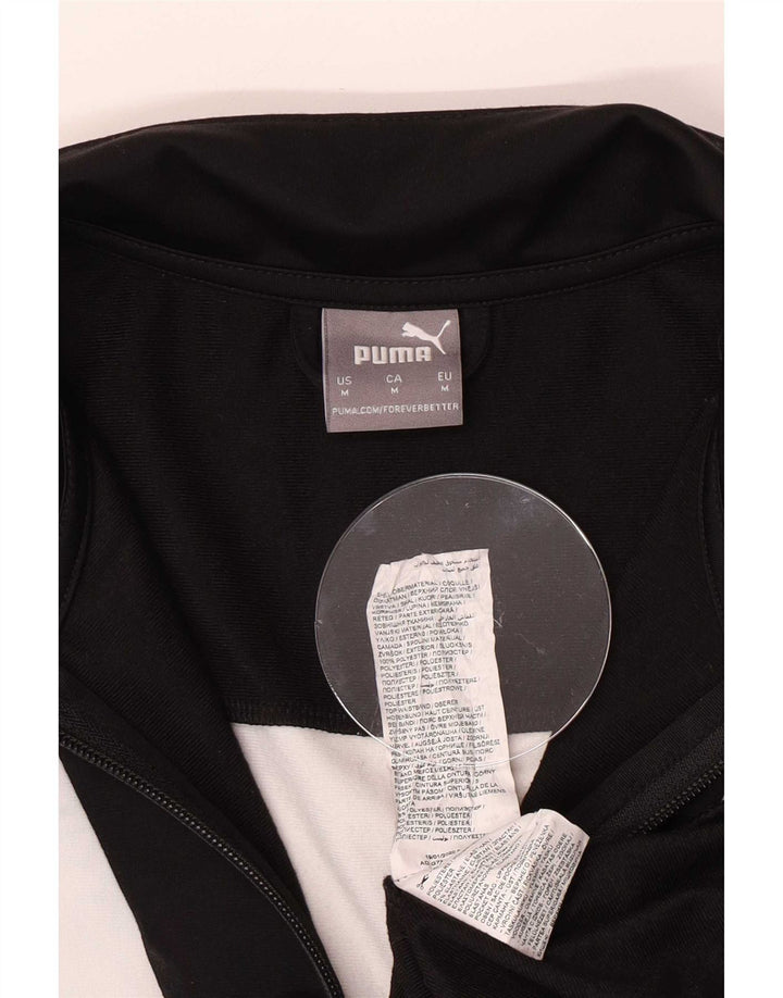 Puma Mens Tracksuit Top Jacket Médio Preto Colourblock Poliéster