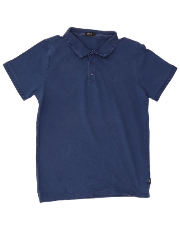 Camisa polo masculina Liu Jo grande azul