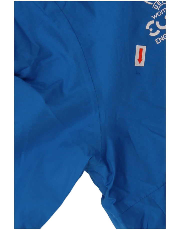 Adidas Mens Graphic Hooded Rain Jacket UK 34 XS Azul Poliéster