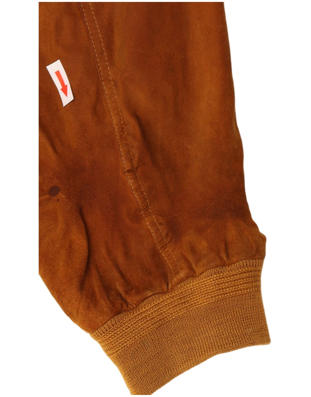 Jaqueta bomber masculina de camurça Harry&Moore EU 56 3XL couro bege