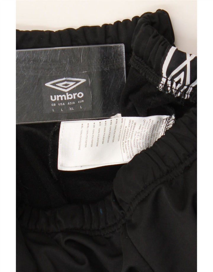Umbro Mens Graphic Sport Shorts Grande Poliéster Preto