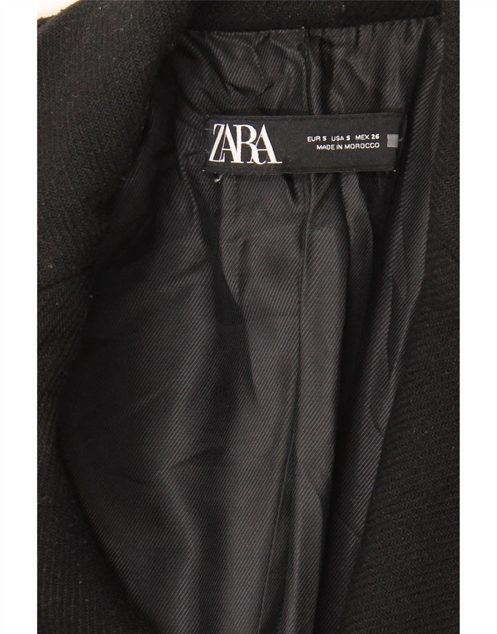 Sobretudo feminino Zara UK 10 pequeno preto