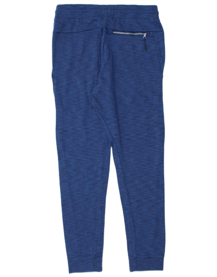 Calça de treino masculina NIKE Joggers médio azul manchado de algodão