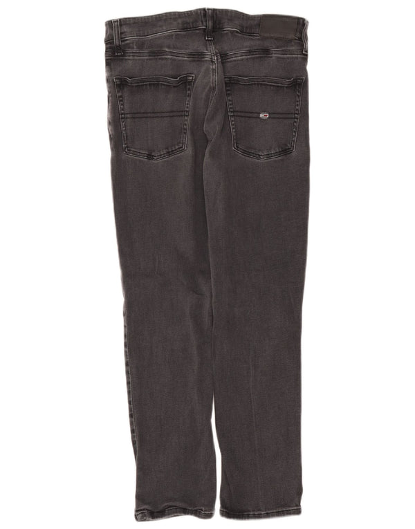 Tommy Hilfiger Masculino Scanton Slim Slim Jeans W32 L30 Cinza Algodão