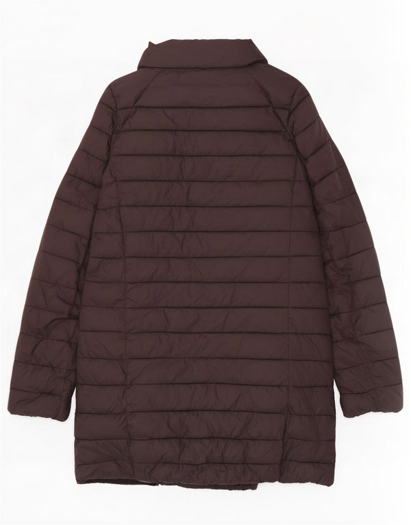 Casaco acolchoado feminino Refrigue UK 14 poliéster marrom médio