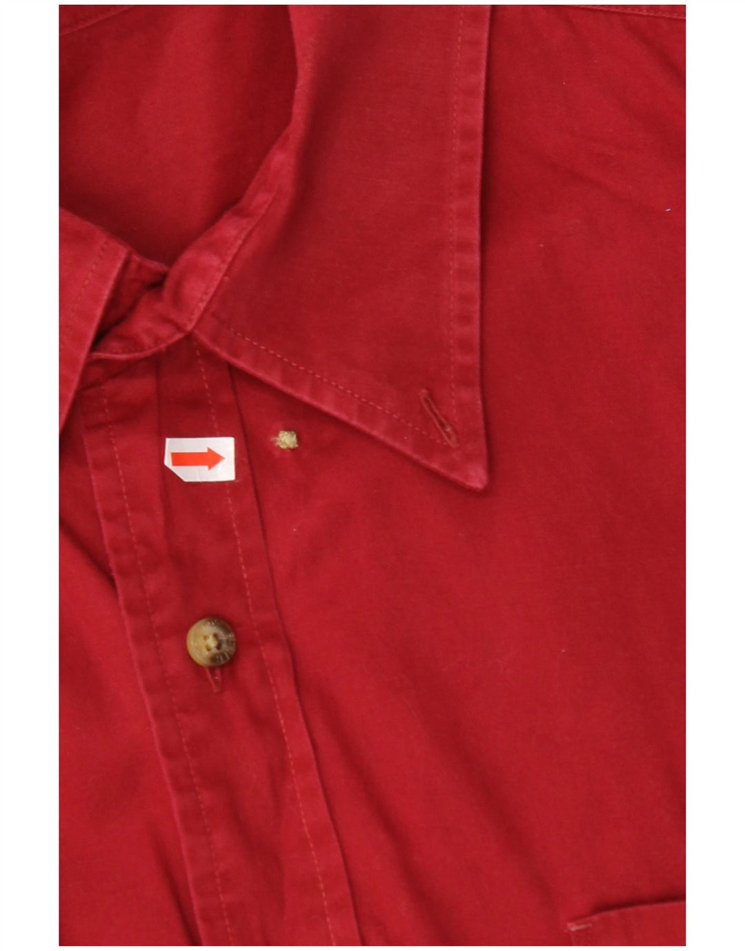 Camisa masculina EDDIE BAUER XL algodão vermelho