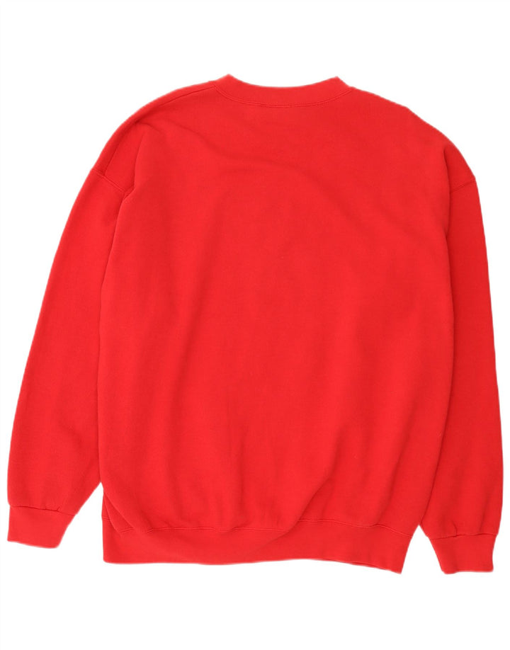 Lee moletom gráfico masculino jumper XL algodão vermelho