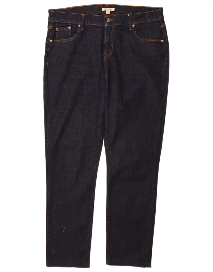 Jeans retos femininos BARBOUR UK 18 XL W34 L28 algodão azul marinho
