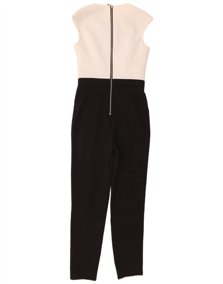 Macacão feminino grande Ted Baker tamanho 1 XS preto Colourblock Poliéster