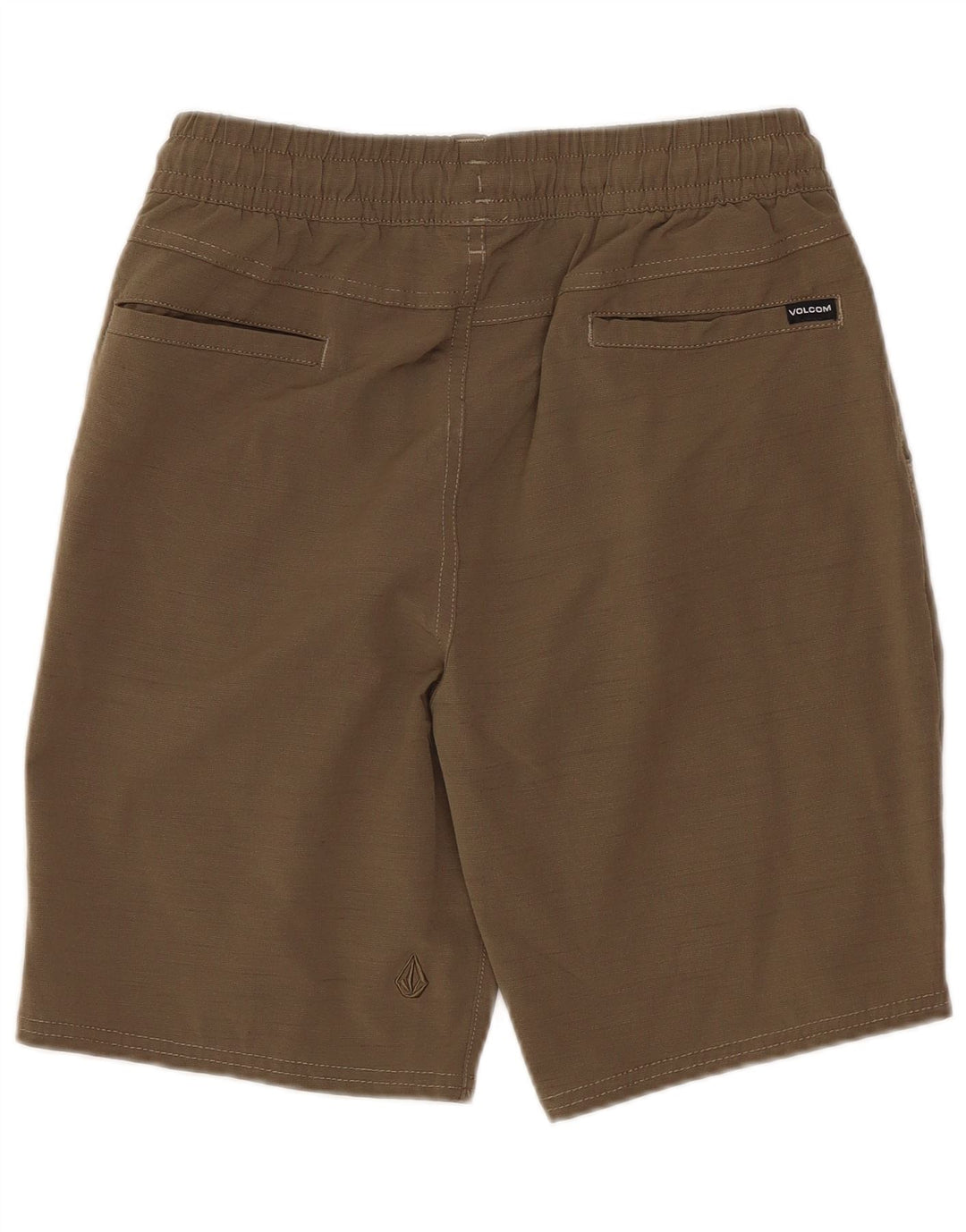 Shorts casuais masculinos VOLCOM 11-12 anos grandes W26 cáqui