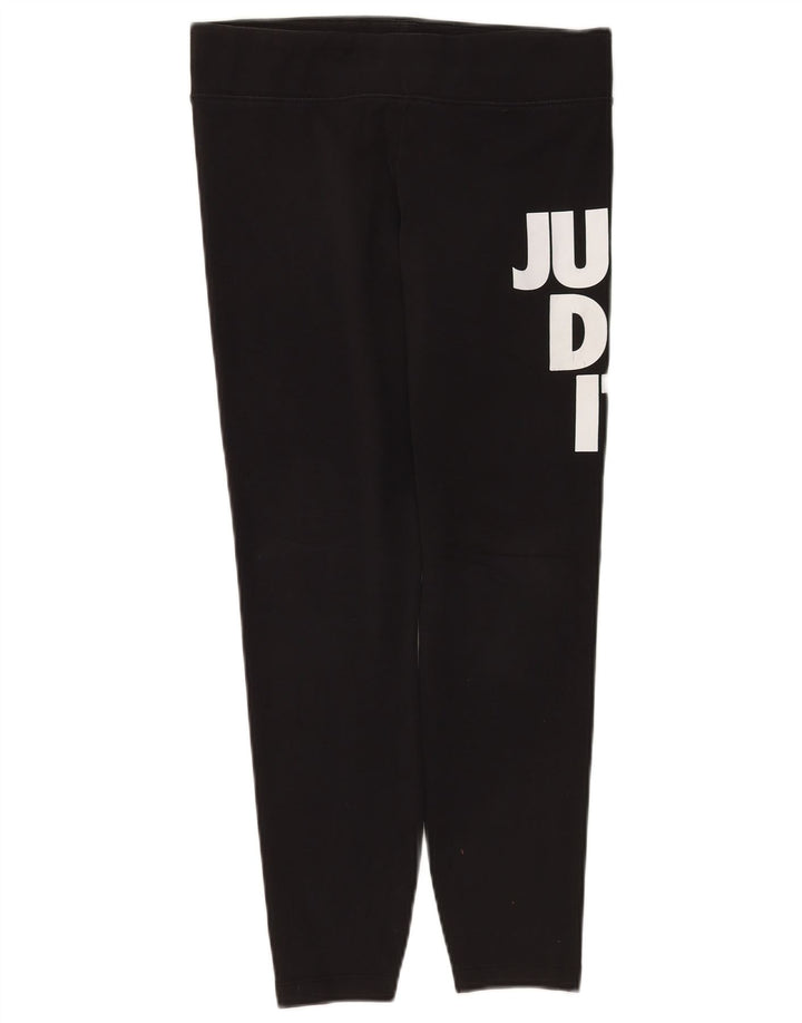 Leggings Nike Femininas Graphic UK 16 Grande Algodão Preto