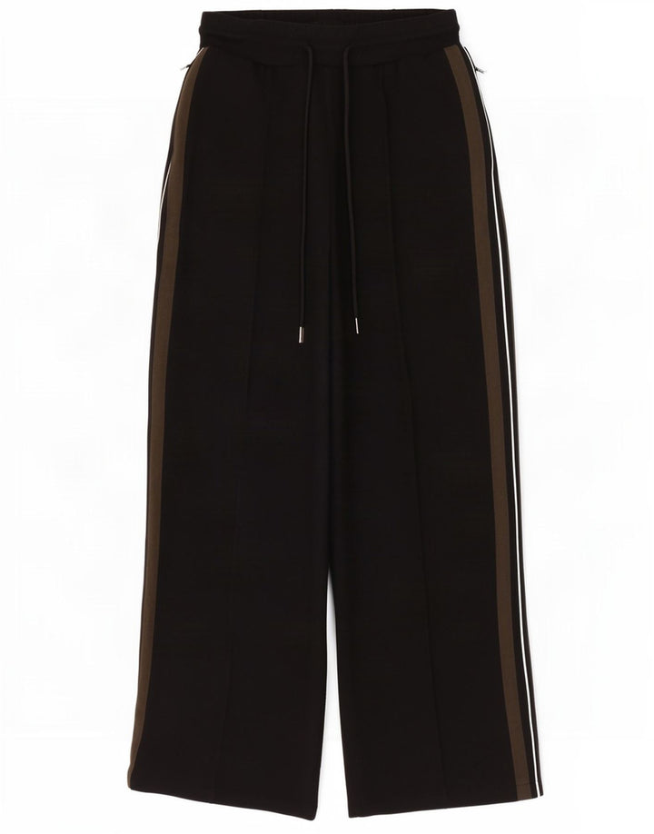 Calça de treino feminina Marks & Spencer Reino Unido 12 bloco colorido preto médio