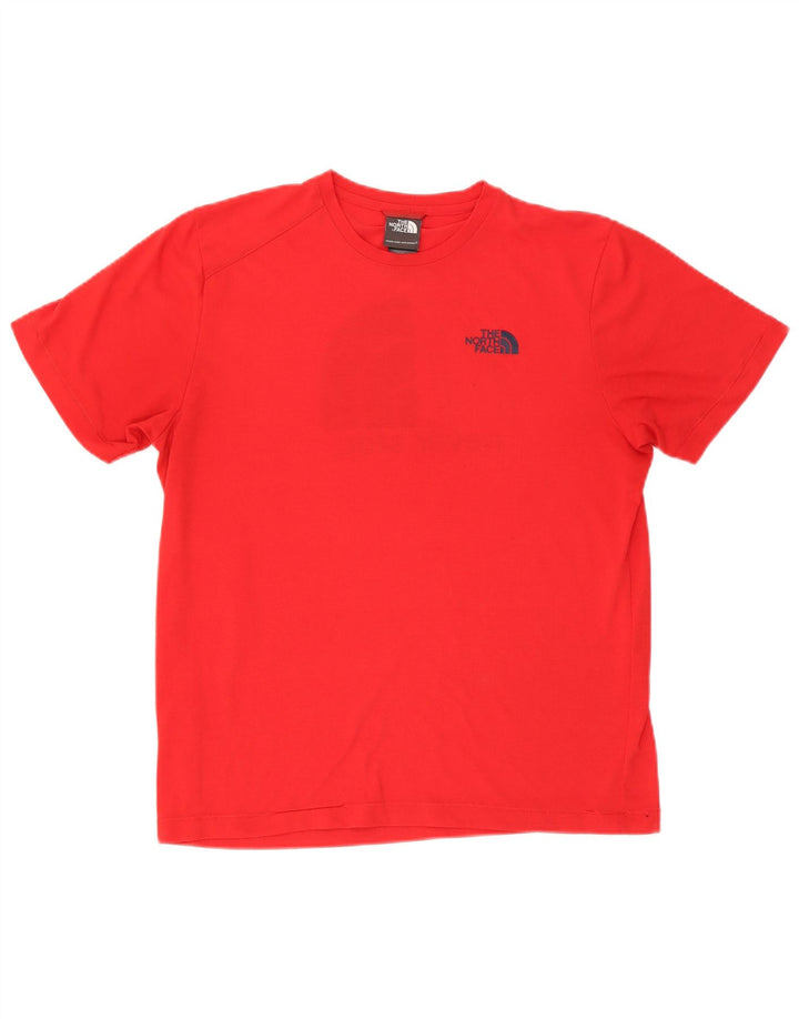 The North Face Mens Graphic Camiseta Top Médio Poliéster Vermelho